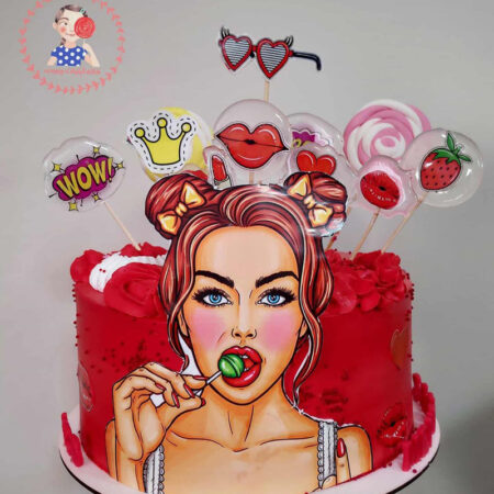 کیک-پاپ-آرت-دخترانه